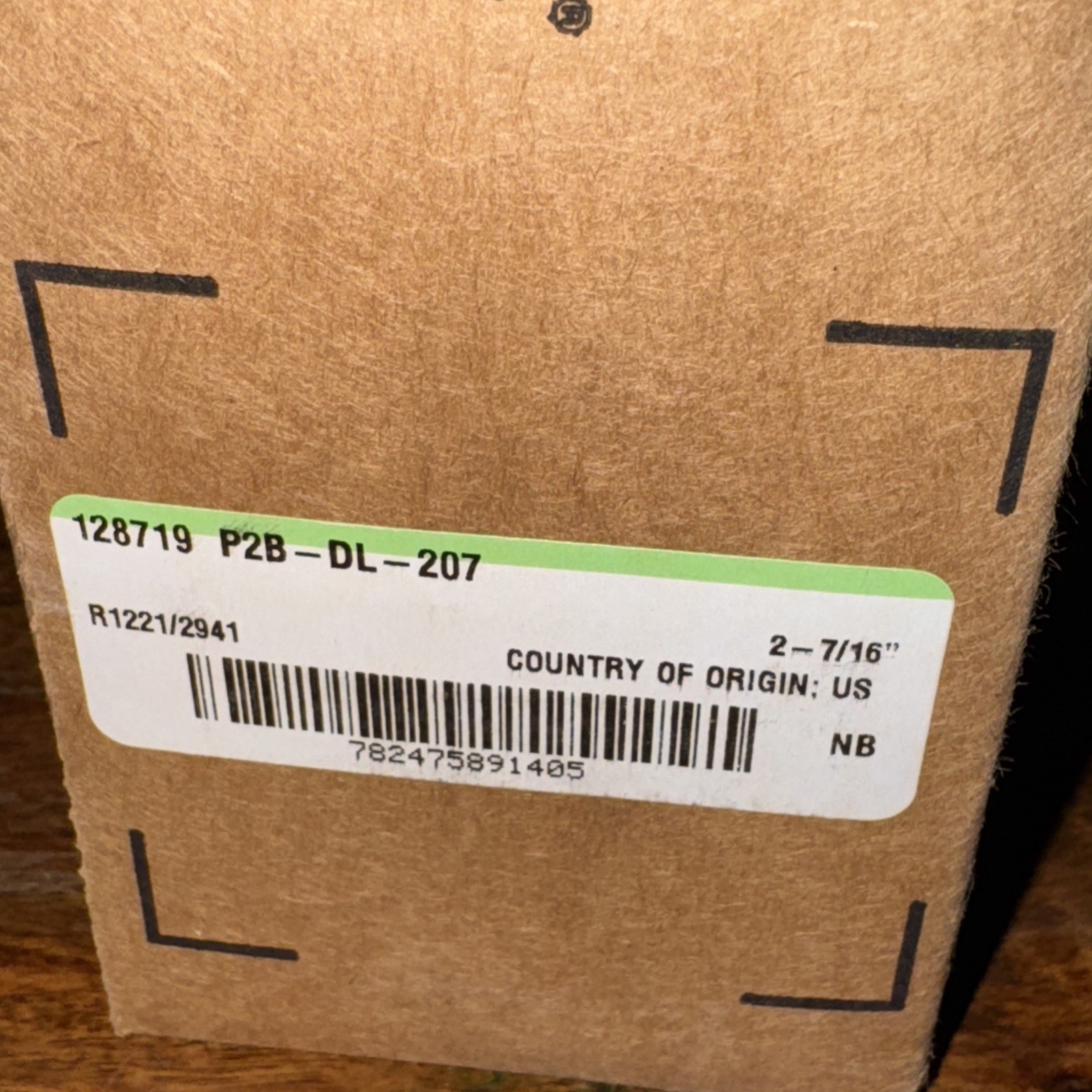DODGE 128719 P2B-DL-207, Two-Bolt Pillow Block, Non-Expansion, Cast Iron New PND