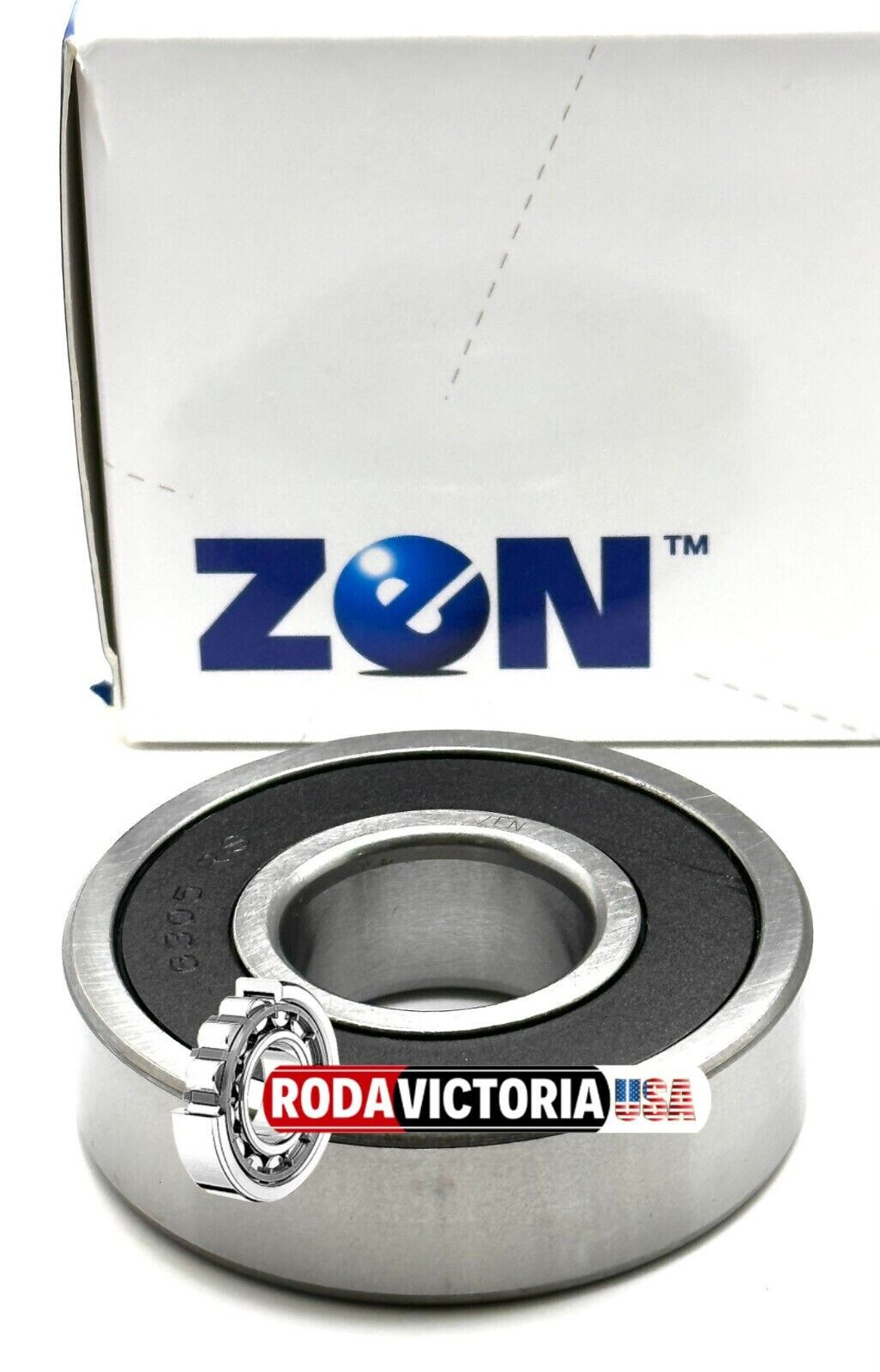 ZEN 6305 2RSC3 DEEP GROOVE BALL BEARING RUBBER SEALED 25x62x17mm ZEN