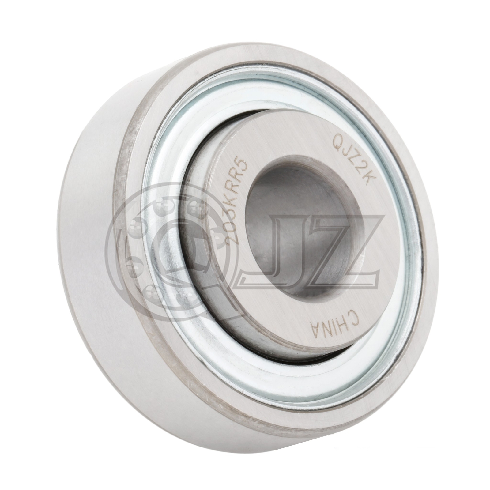 [Qty.2] 203KRR5 Agricultural Felt-Seal Bearing [0.515″ Bore x 40mm OD x 12mm W]