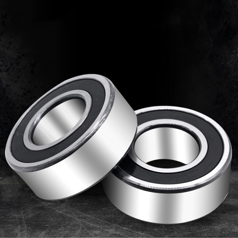 2Pcs 3200-2RS Angular Contact Ball Bearing Sealed Bearings 10x30x14.3mm