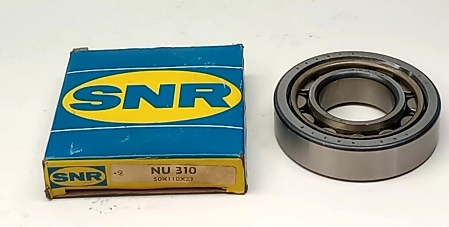 SNR NU 310 Cylindrical Roller Bearing 50mm ID X 110mm OD X 27mm W NU310