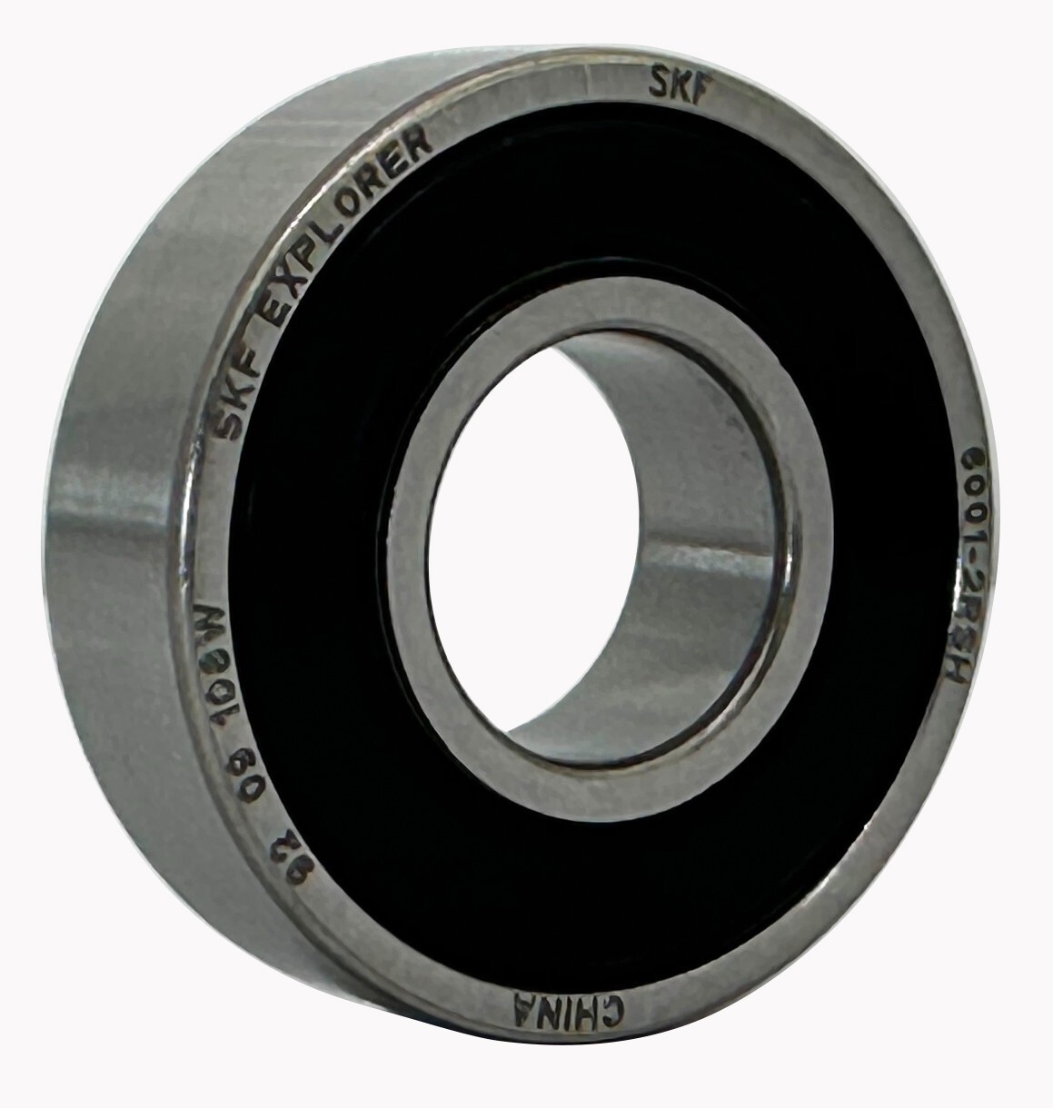 2PACK SKF 6001-2RSH 12X28X8MM Double Rubber Seal Ball Bearings 6001RS