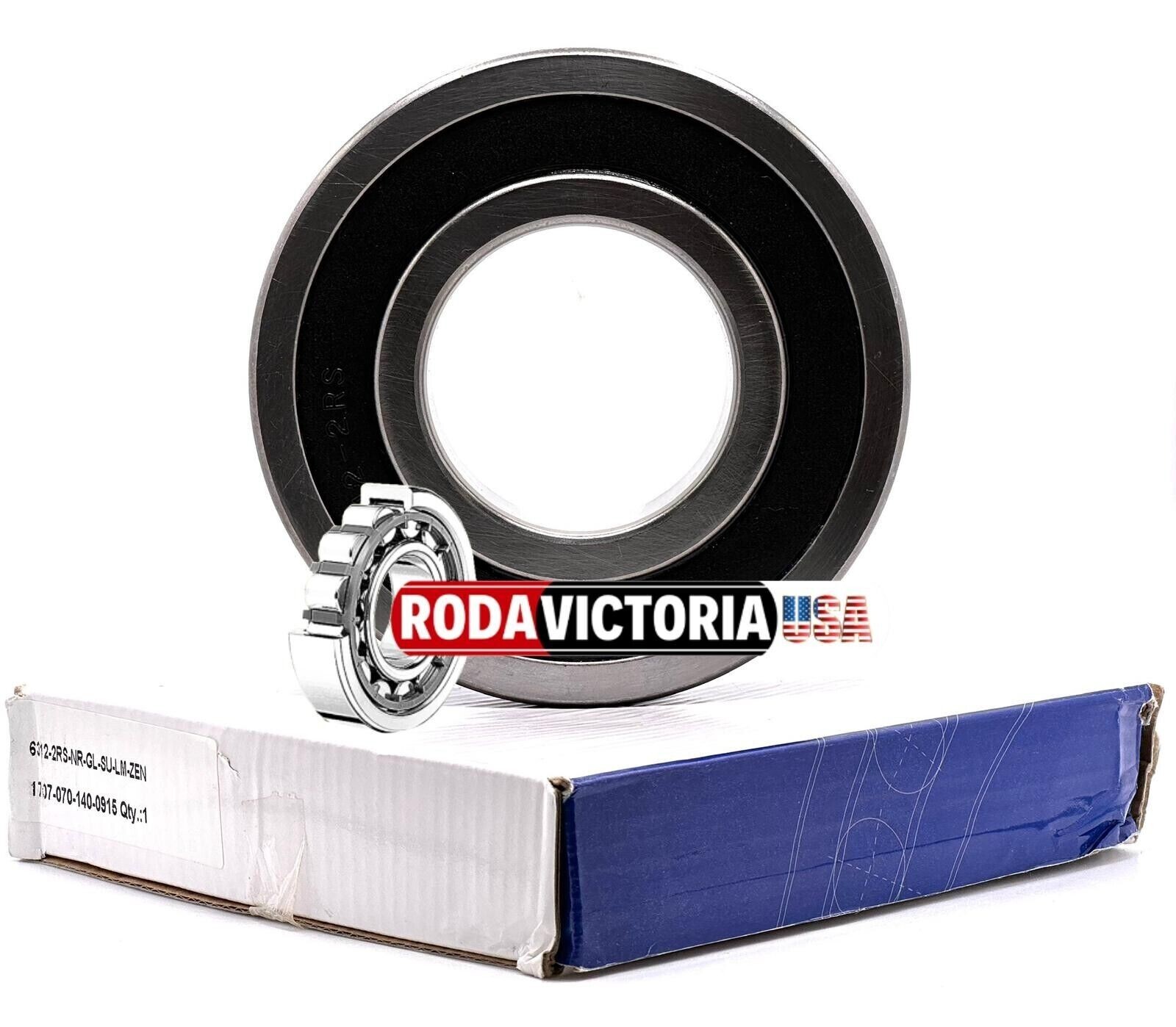 ZEN 6312 2RS DEEP GROOVE BALL BEARING, RUBBER SEALED 60x130x31mm