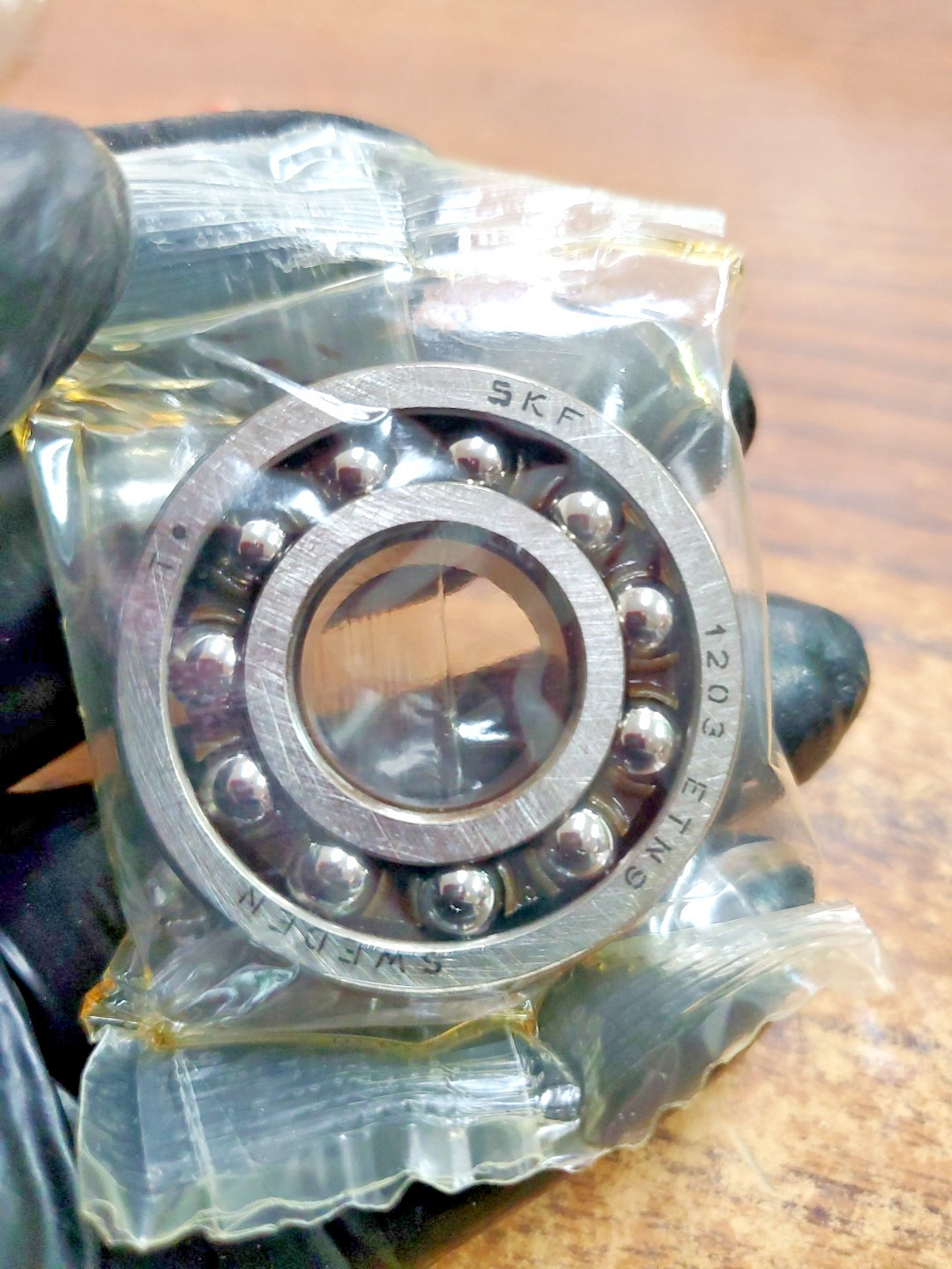 (2-PCS) SKF BEARINGS 1203 ETN9 Double Row, Self Aligning Ball Bearings (TA37MS)