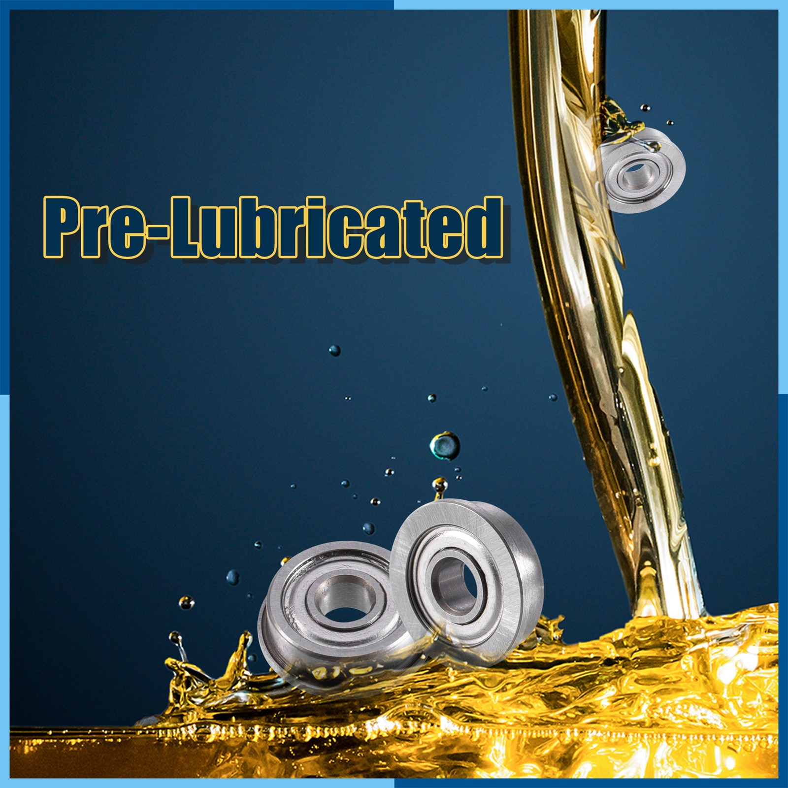 10Pcs 5x9x3mm Double Metal Shield MR95ZZ Auto Car Deep Groove Ball Bearings