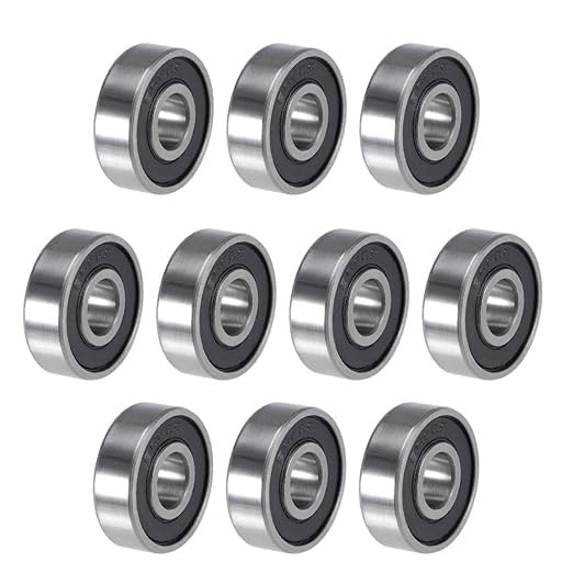 608-2RS Ball Bearings 8mm x 22mm x 7mm Chrome Steel ABEC9 Double Seal 10pcs