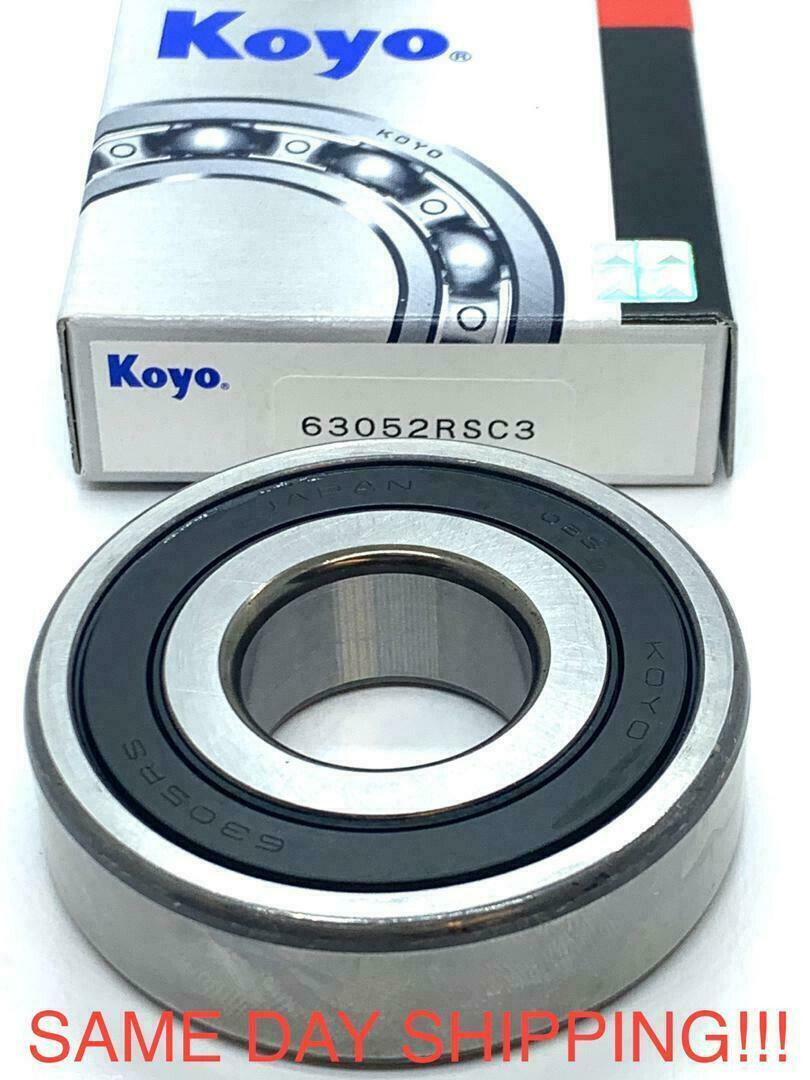KOYO 6305 2RS C3 Deep Groove Ball Bearings, Rubber Sealed 25x62x17 mm