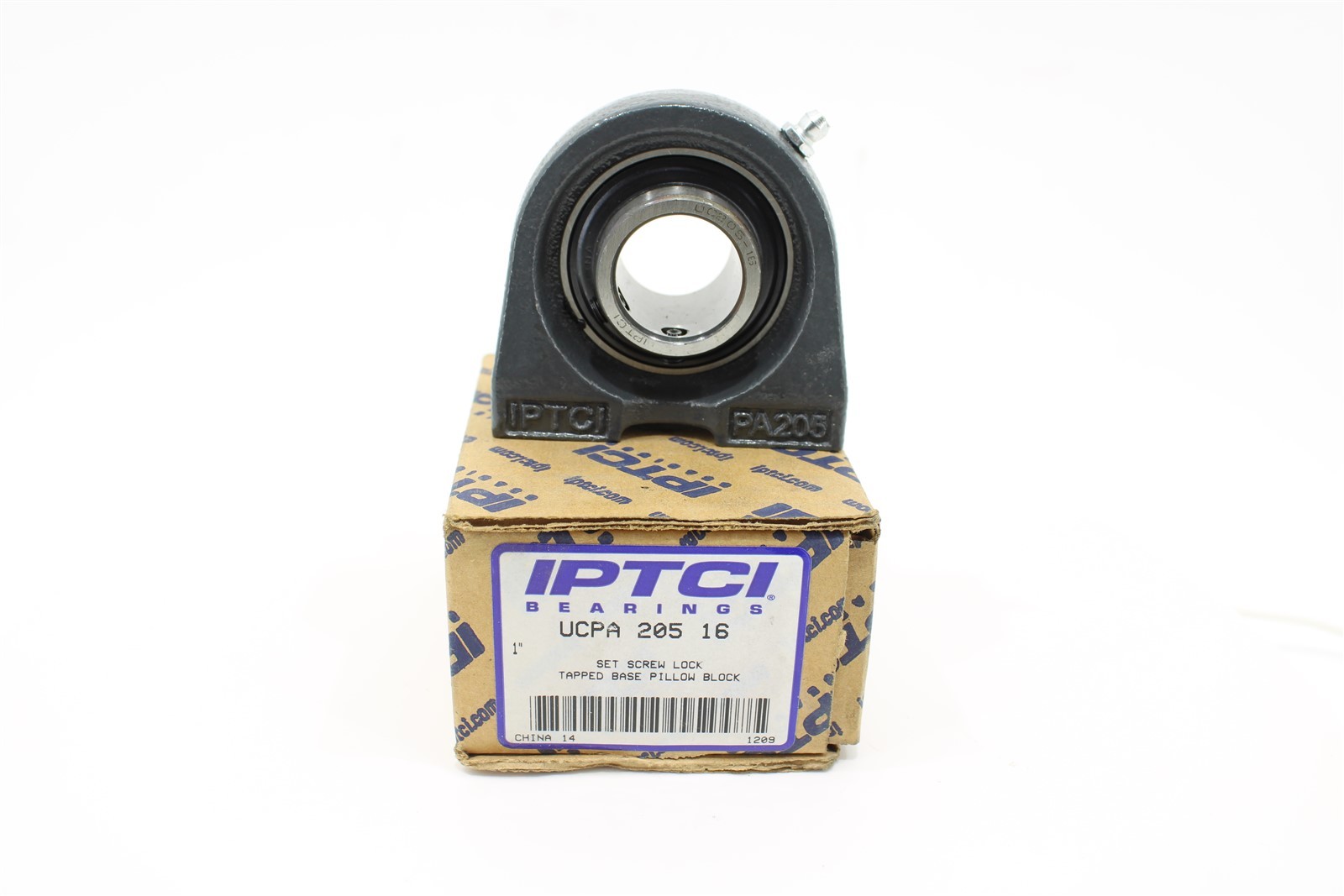 IPTCI UCPA 205 16 Tapped Base Pillow Block Bearing | 1″ Bore | 2-Bolt