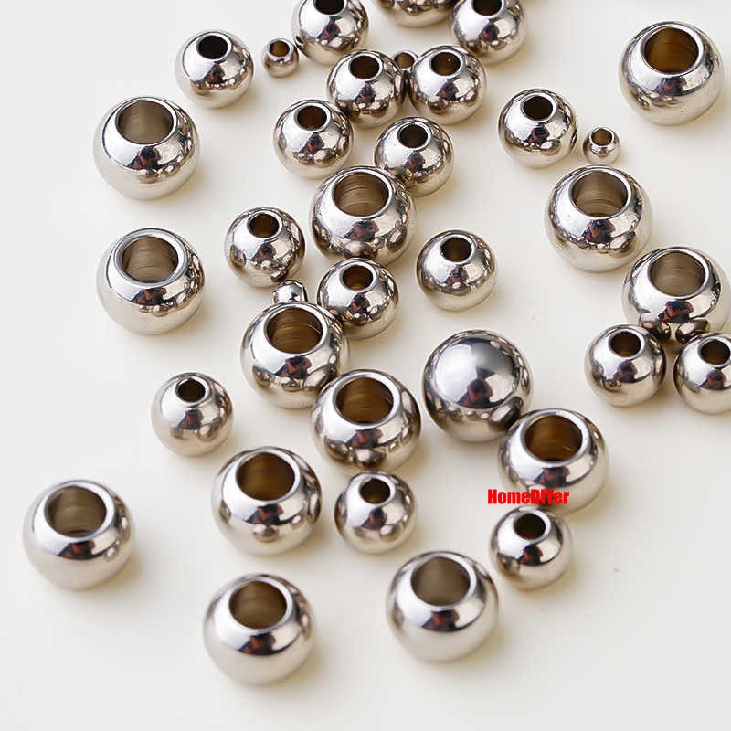 Through-Hole Stainless Steel Balls Perforated Metal Beads Diameter 2.5mm~63.5mm