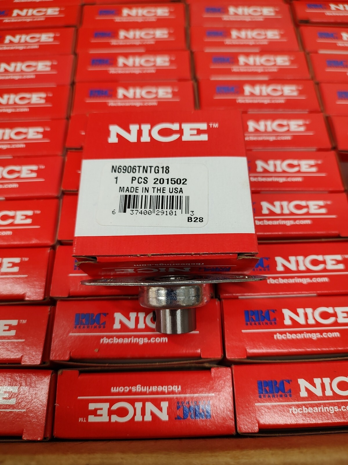 (10 PCS) NEW RBC NICE BEARING N6906 TNTG18 3/8 Bore 2-bolt Flange Made In USA
