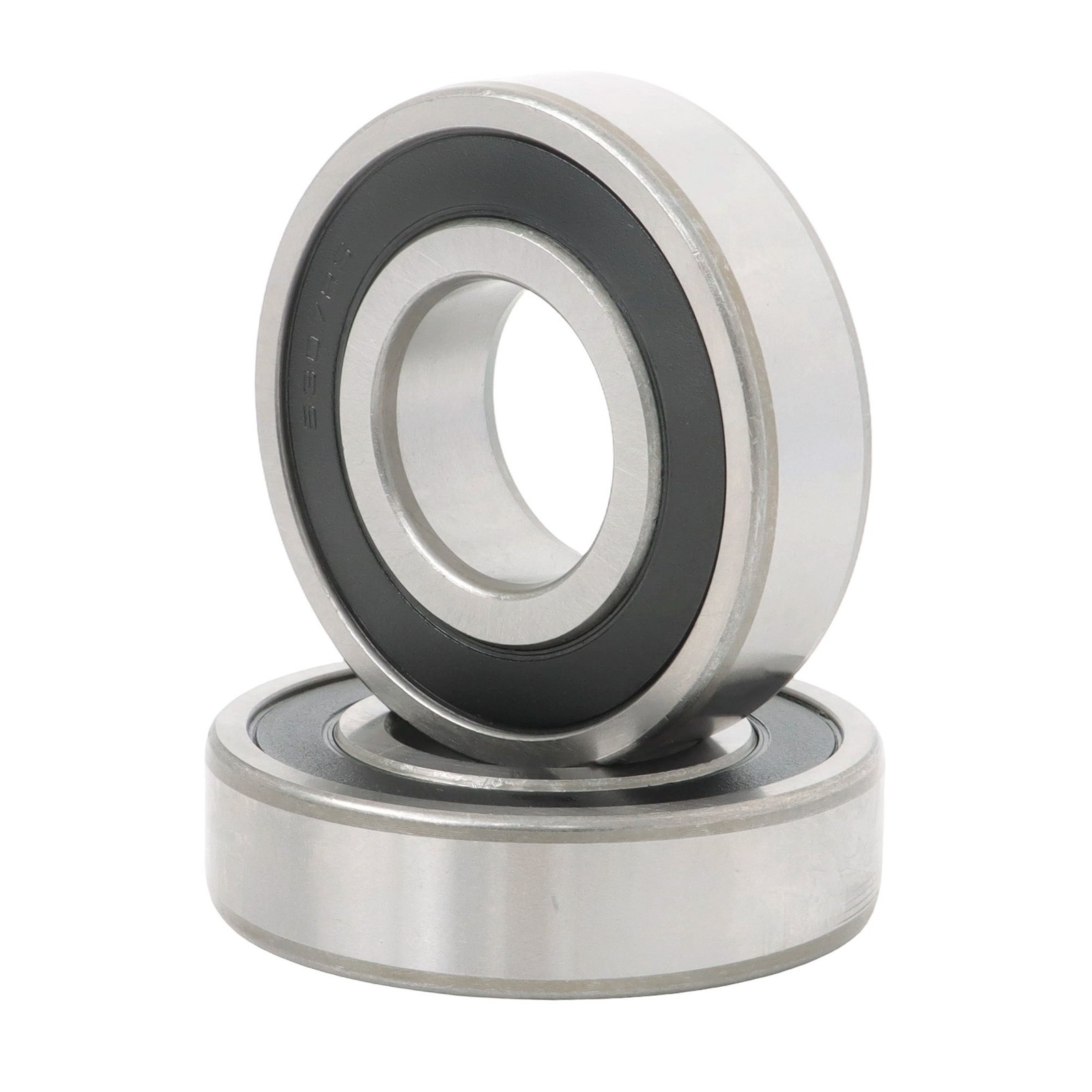 2 Pcs 6307-2RS Ball Bearing 35x80x21mm Double Rubber Sealed High Speed