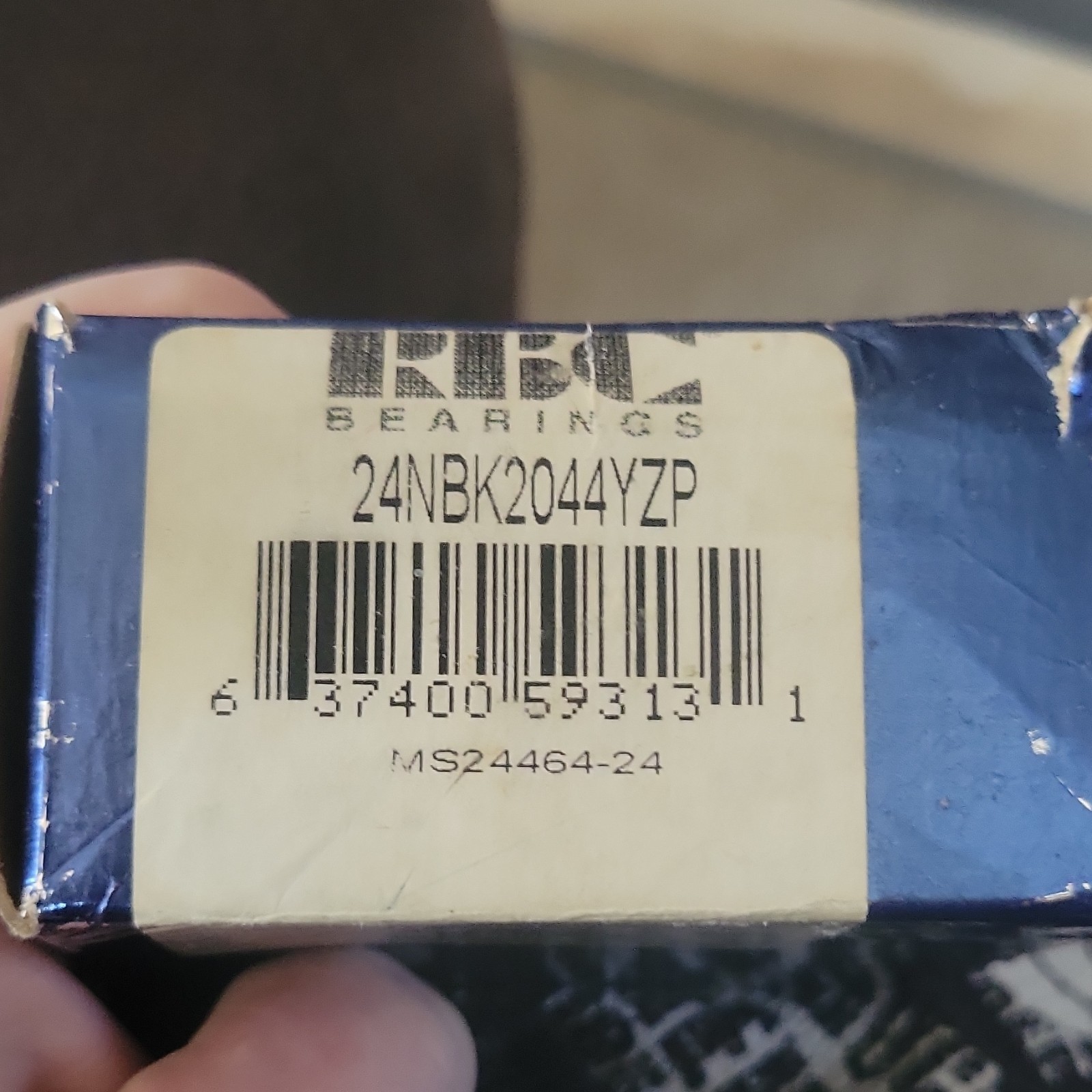 RBC Ball Bearing 24NBK2044YZP MS24464-24 3/4in x 2in x 11/16 SS
