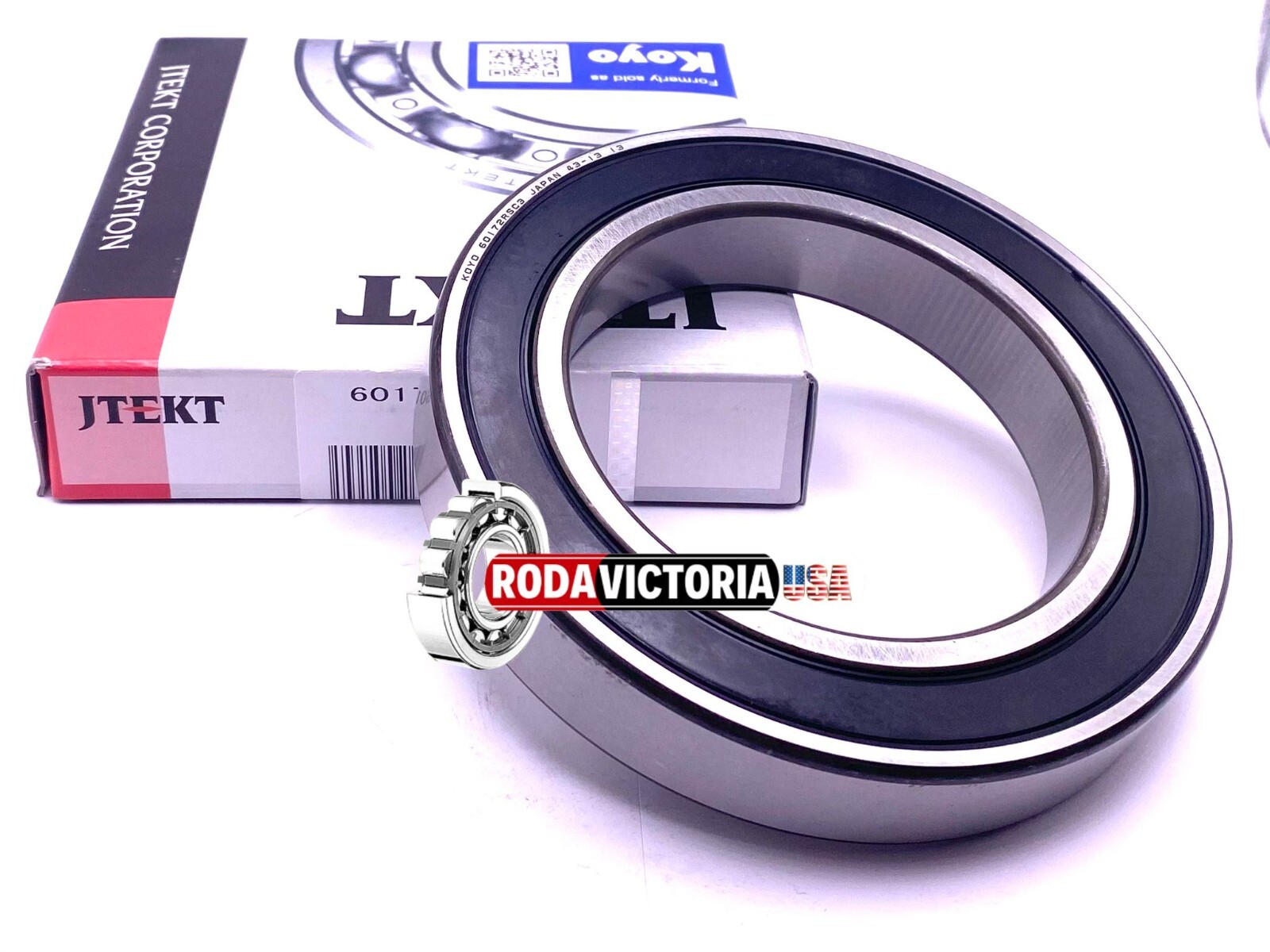 KOYO Japan 6019 2RS C3 Deep Groove Ball Bearing, Rubber Sealed 95x145x24 mm
