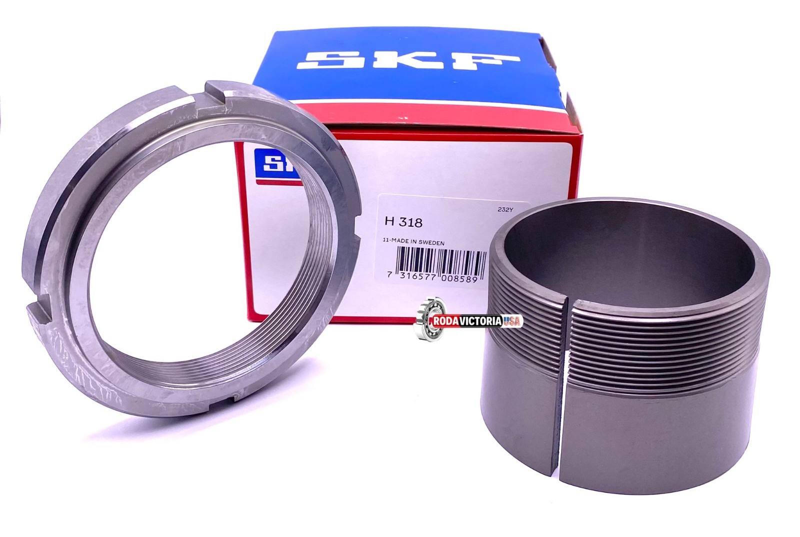 SKF H318E Adapter Sleeve for Bearings (Enhanced Version) 80x120x65 mm
