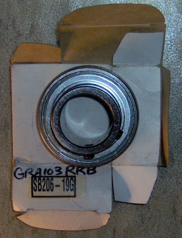 SB206-19G Insert Bearing 1-3/16″ Bore w/2 Set Screws New