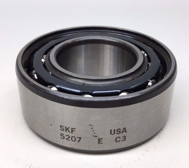 SKF 5207 E C3 Angular Contact Ball Bearing Double Row 35mm ID X 72mm OD X 27mm W