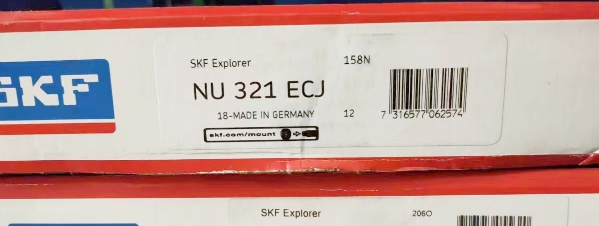 1PC SKF NU 321 ECJ single row cylindrical roller bearing#MK