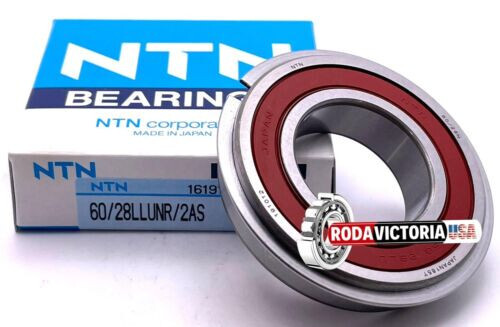 NTN 60/28 LLUNR JAPAN BEARING RUBBER SEALED w/ SNAP RING 60/28-2RS-NR 28*52*12mm