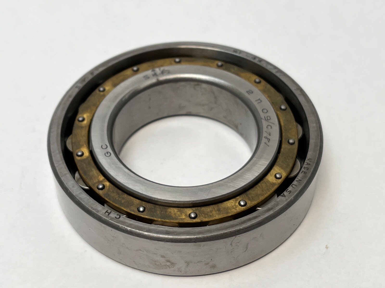 SKF N-209-M/P5 Bearing 45x85x19 mm N209 N-209-M-P5 C781 USA