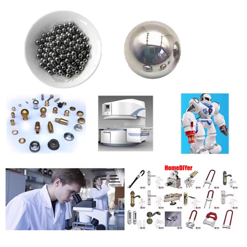 304 Stainless Steel Solid Ball Bearing Balls Metal Beads Diameter 1mm/1.5mm-10mm