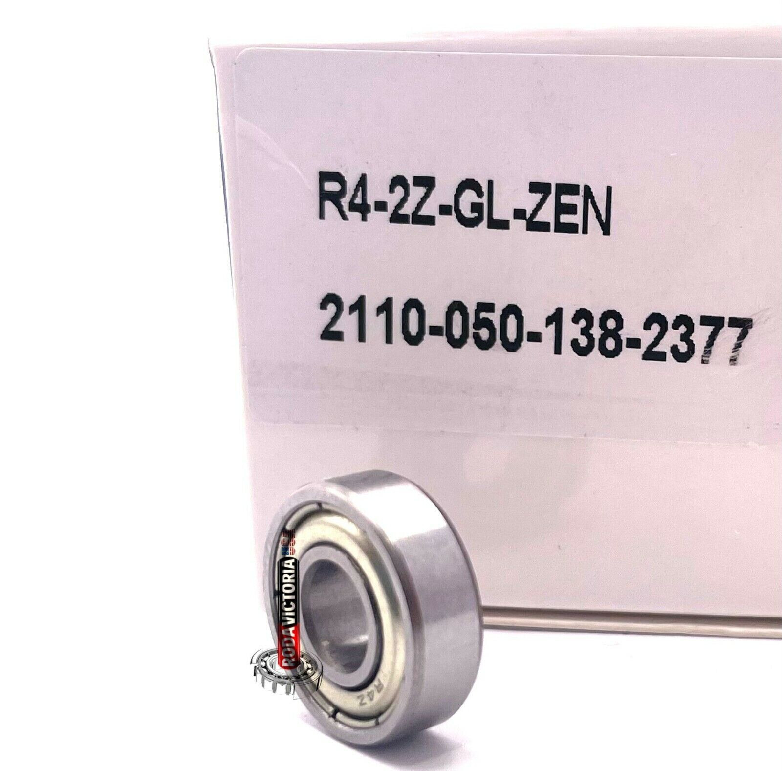 R4-ZZ C3 EMQ Premium Metal Shielded Ball Bearing, 1/4″x5/8″x0.196″ R4 (2 PCS)