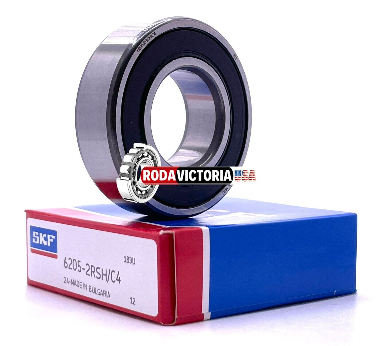 SKF 6205-2RSH/C4 25x52x15mm SKF Rubber Sealed Deep Groove Ball Bearing