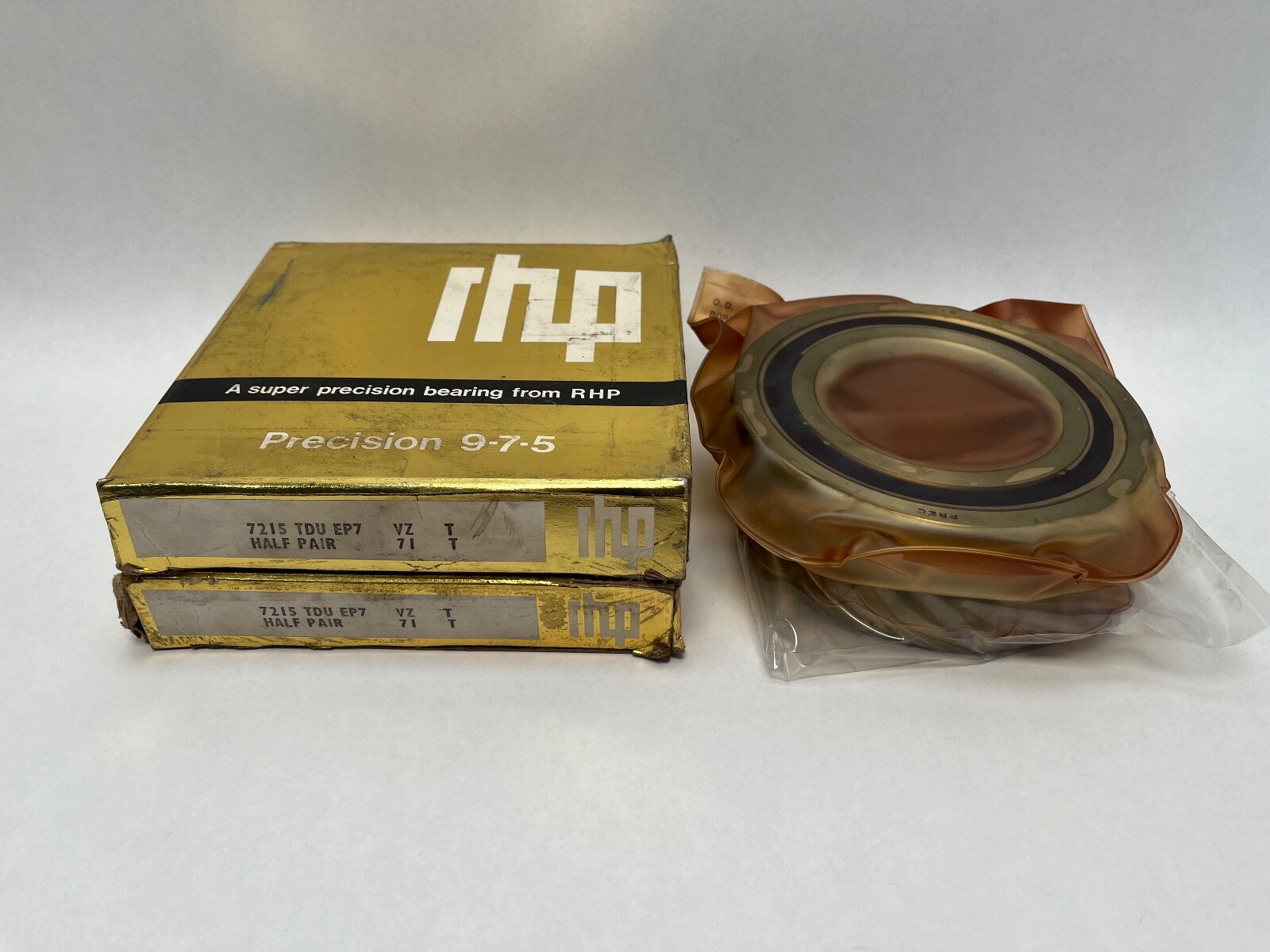 RHP 7215TDULP4 Angular Bearing 75x130x25 mm 7215B 7215-T-DUL-P4 England 2 Pcs