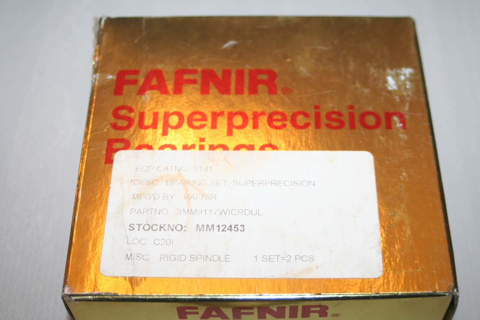 (1/2 pair) New Fafnir 3MM9117.WI.CR.DUL Super Precision Bearing 3MM9117WI.SUL