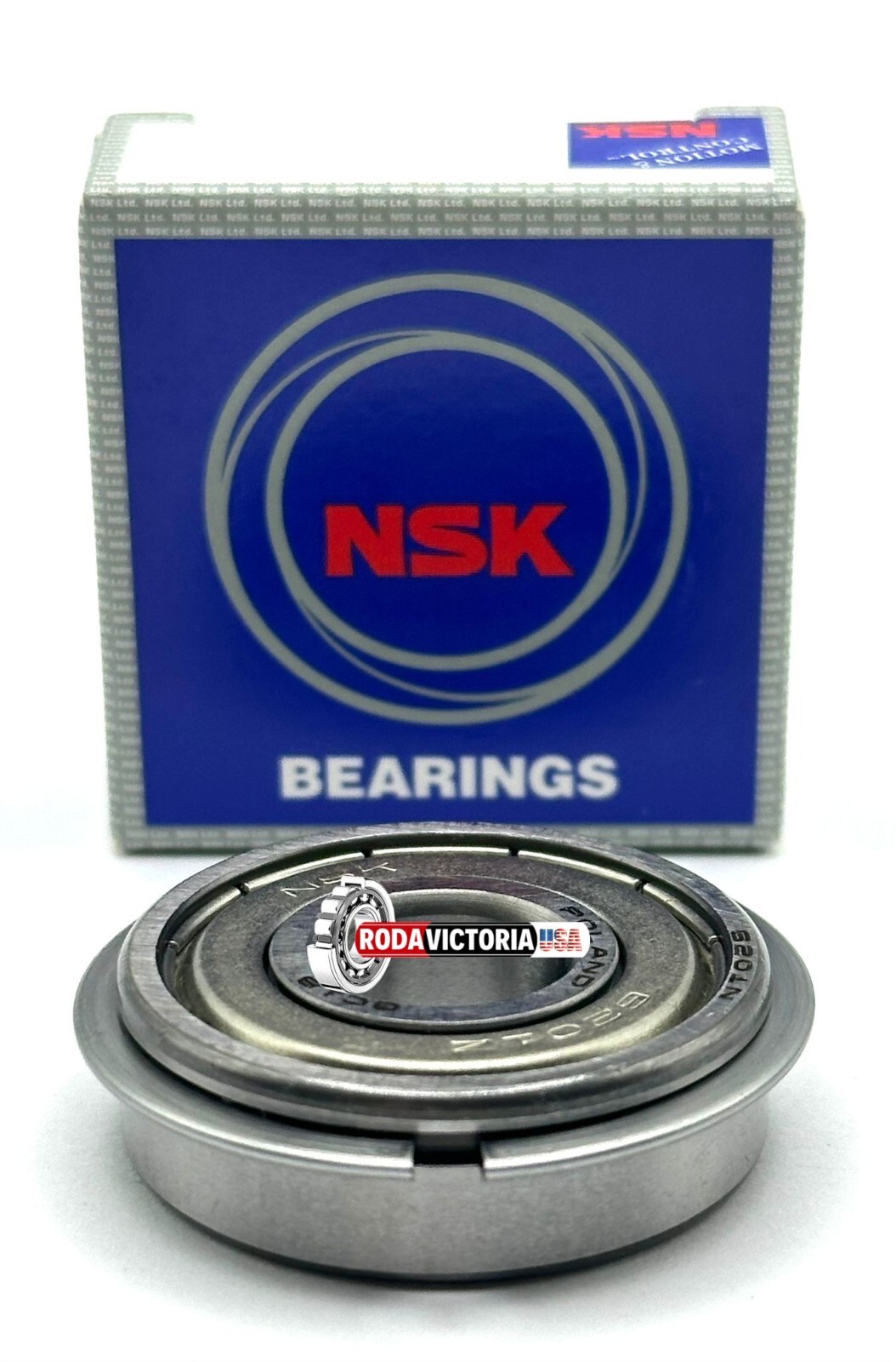 NSK 6201 ZZ NR BALL BEARING, METAL SHIELDED + SNAP RING 12x32x10mm