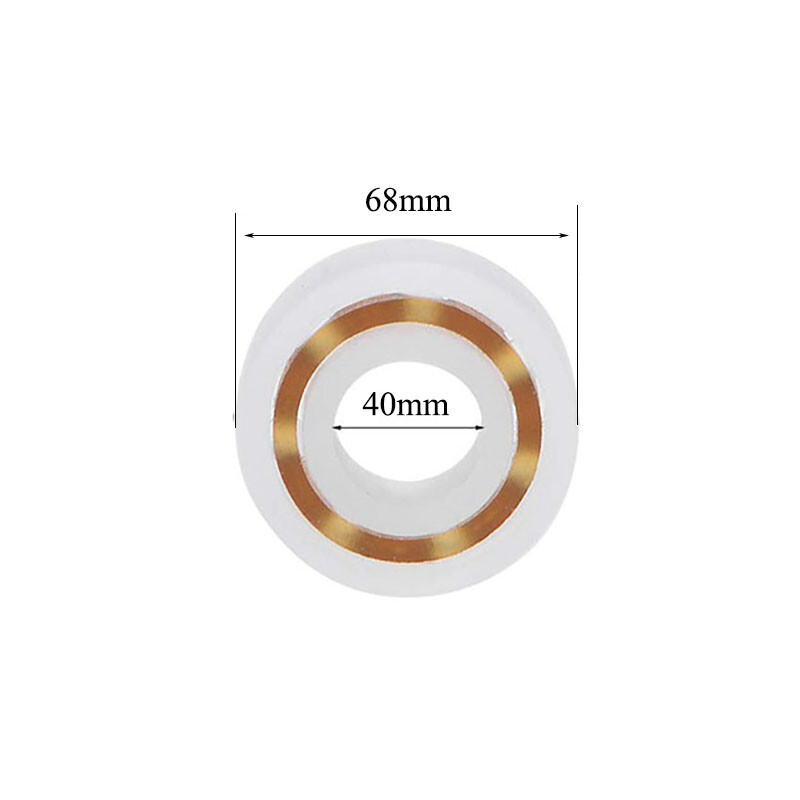 POM Plastic Bearing Glass Ball Bearings No seals / Lubricant Required Waterproof