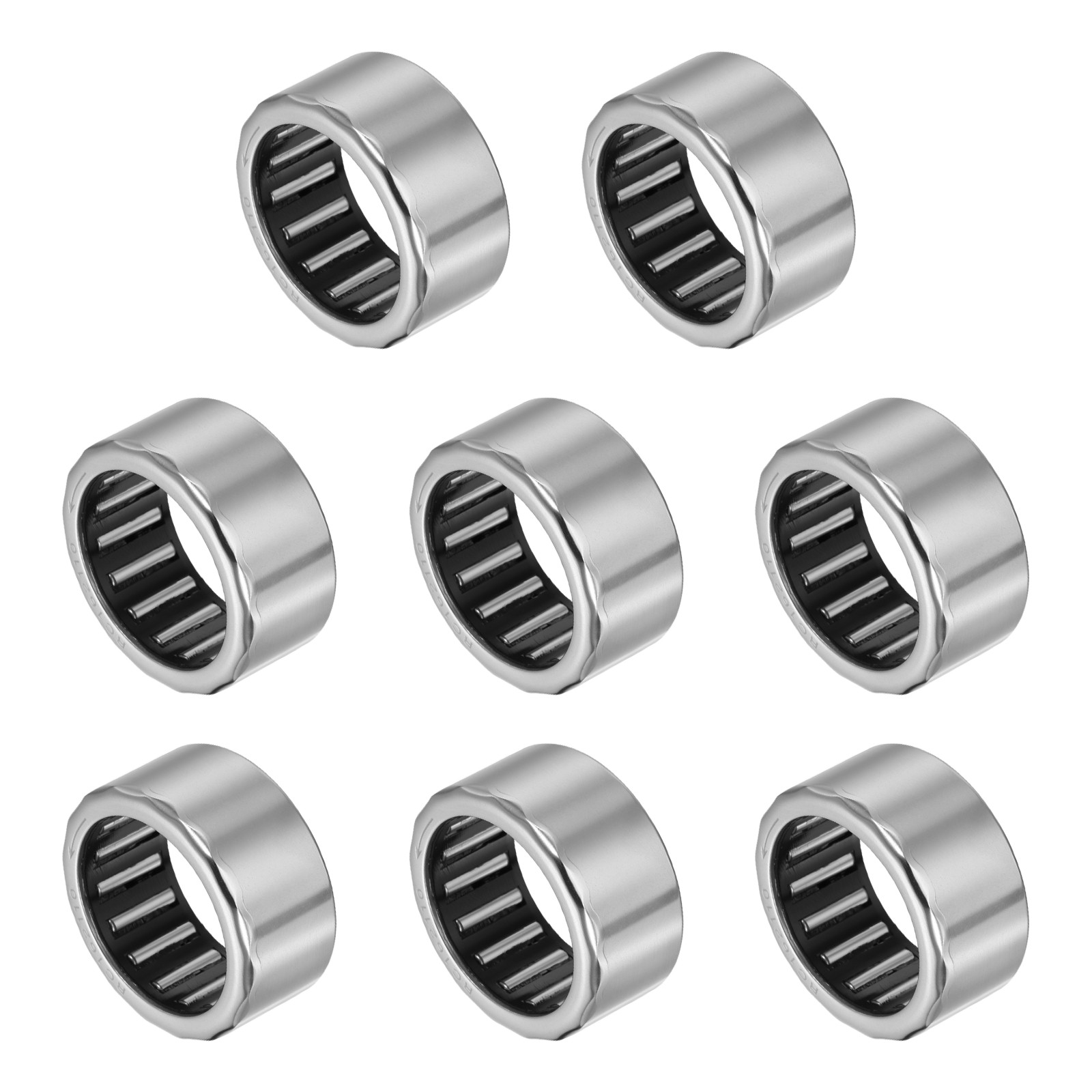 8Pcs, RC162110 Needle Roller Bearings 1″x1-5/16″x5/8″ Chrome Steel Open End