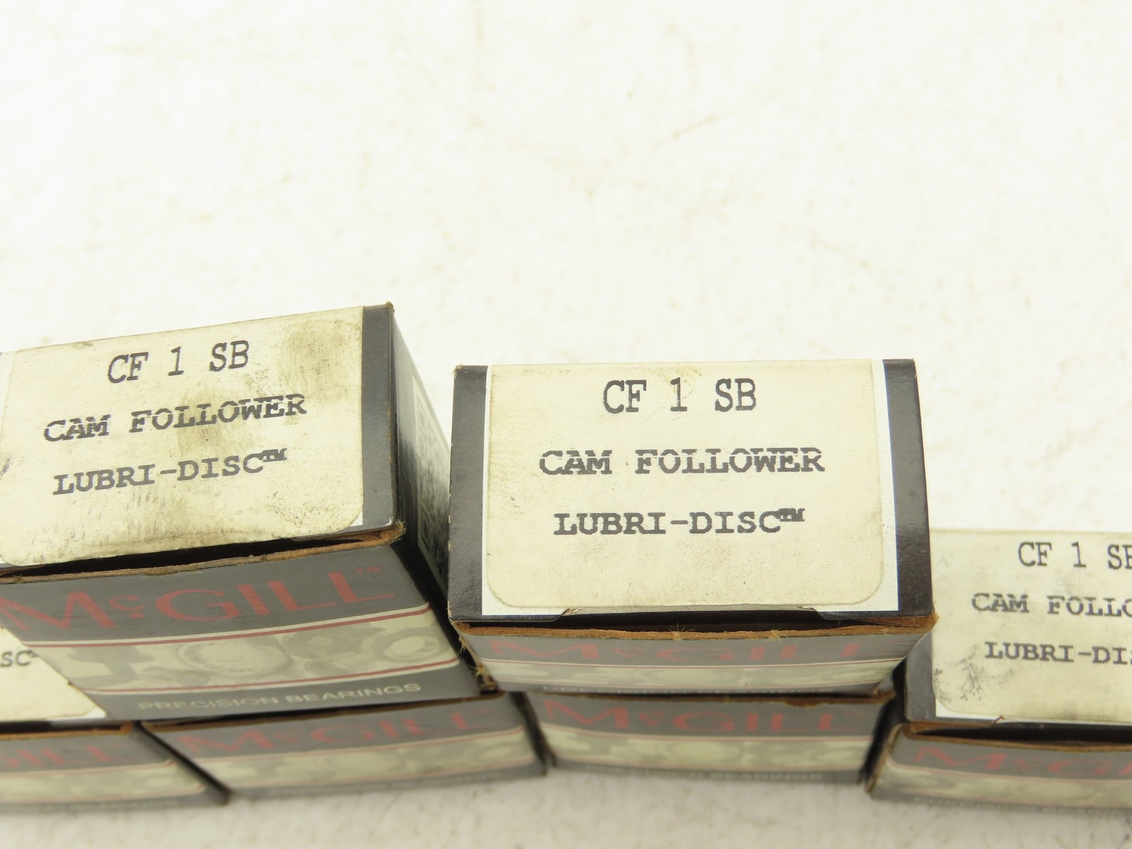 McGill CF 1 SB Cam Follower Roller 1″ OD x .6250″ Width 7/16″-20 Stud Lot of 7