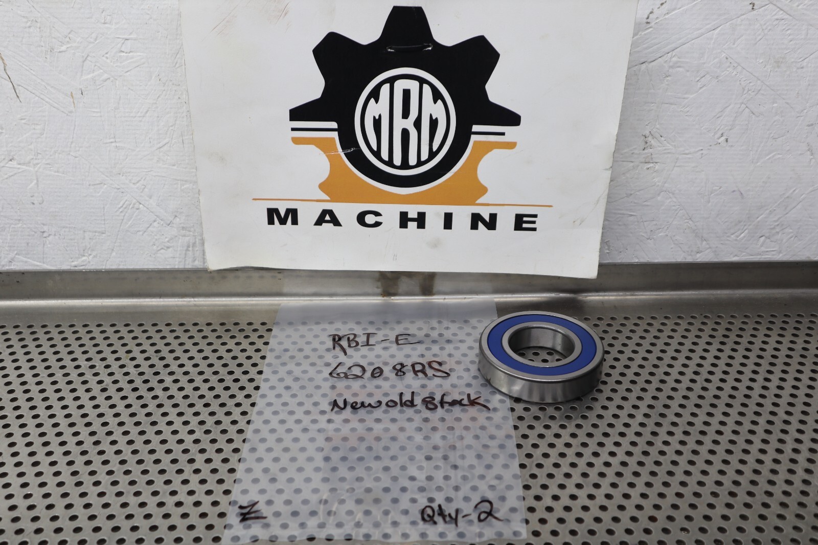 RBI-E 6208RS Deep Groove Ball Bearings New Old Stock (Lot of 4) See All Pics