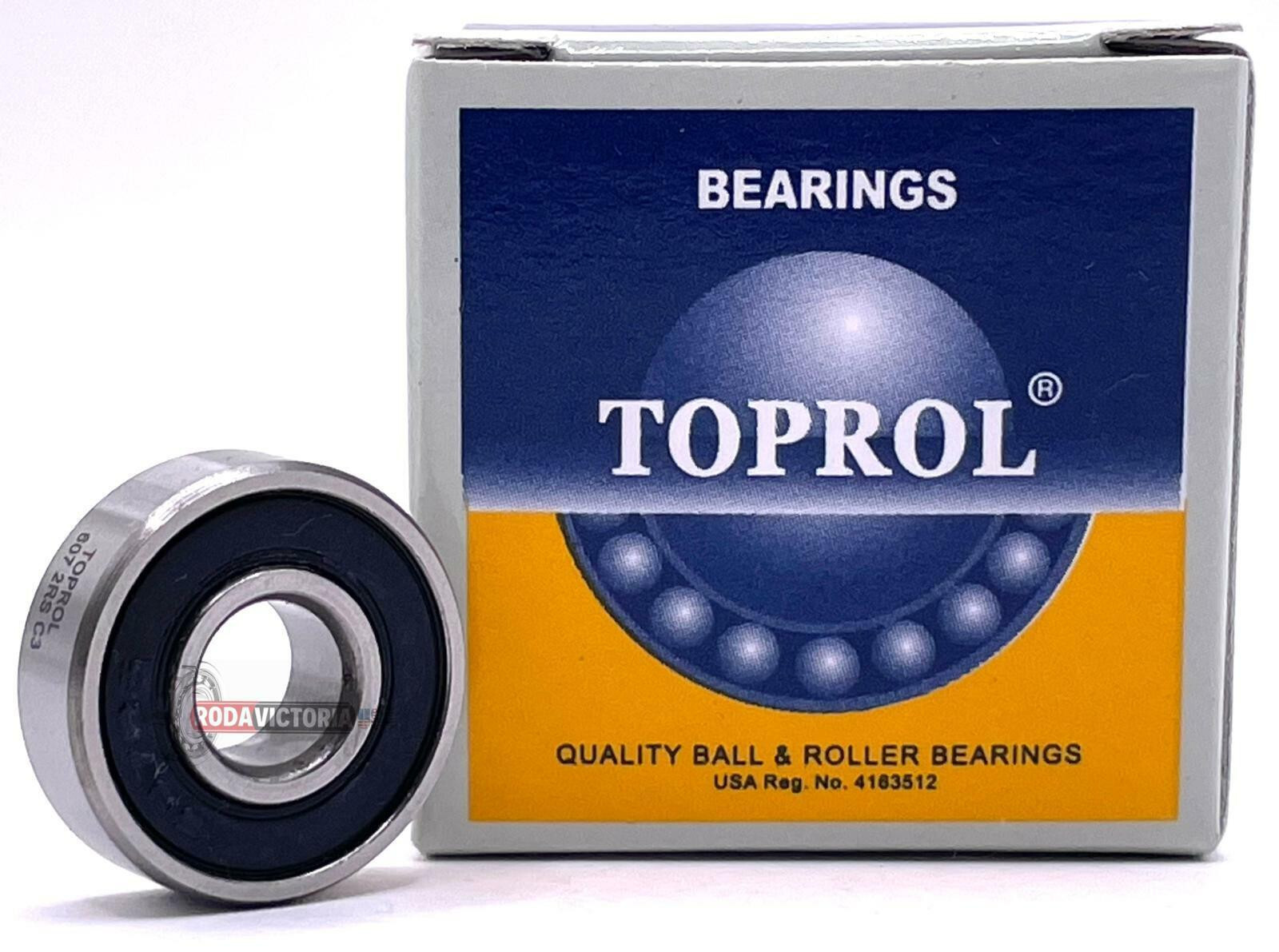 MATOPROL 607 2RS Single Row Deep Groove Ball Bearing, (SKF, NTN, Fag, Koyo,Timke