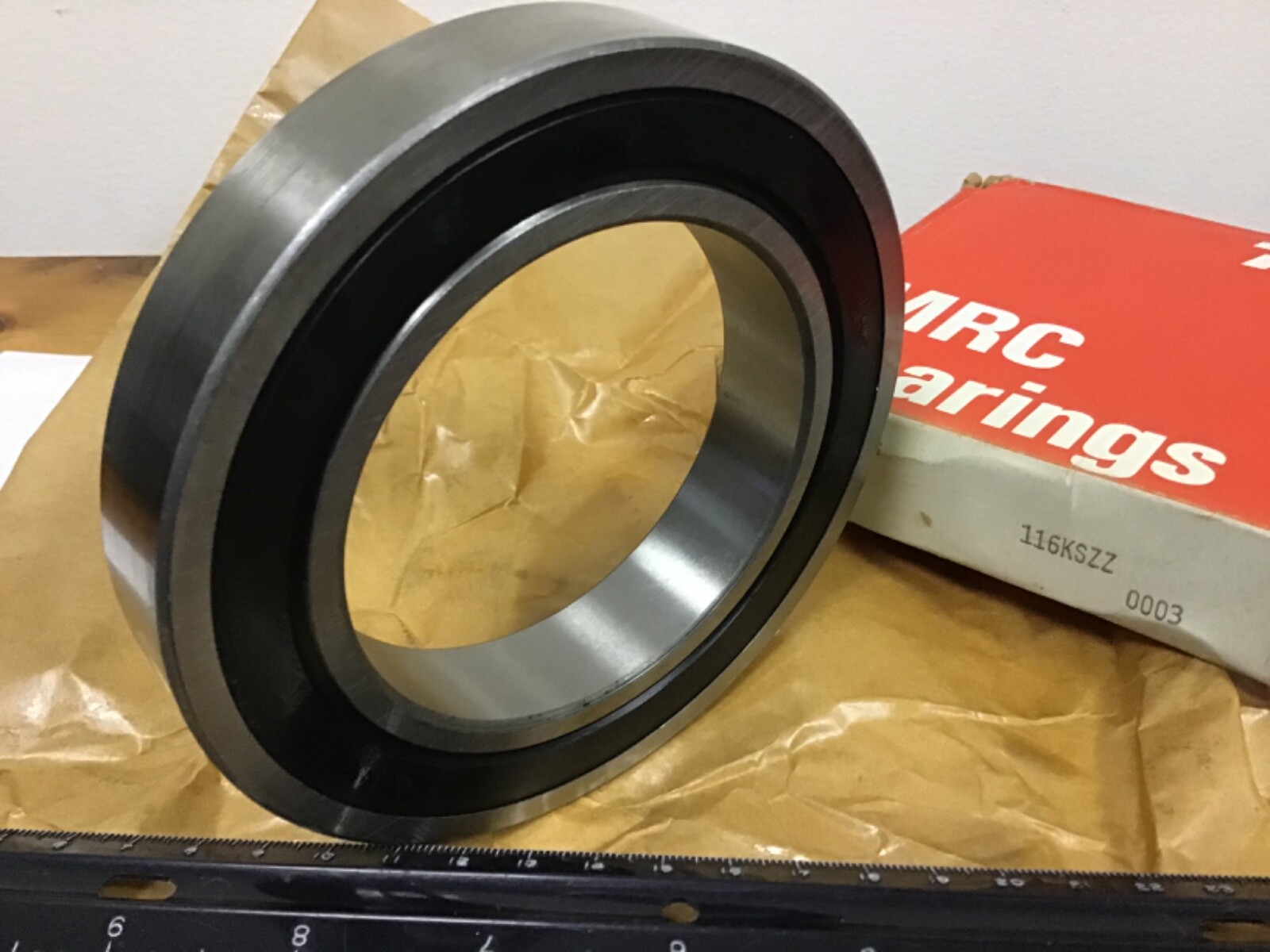 New. MRC 116KSZZ Deep Groove Bearing, 80mm ID, 125mm OD, 22mm Width