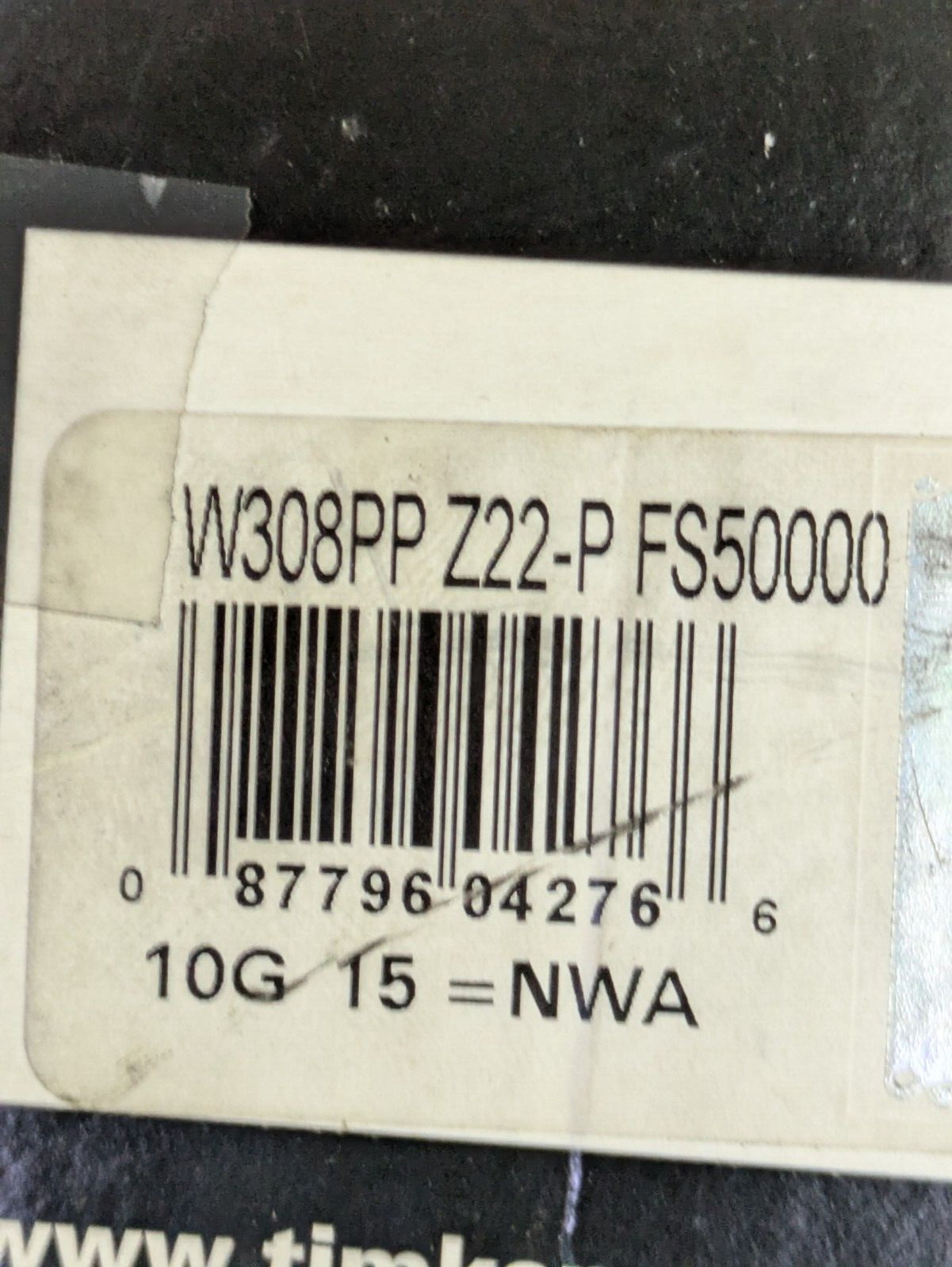 Timken Bearing W308PP Deep Groove Ball Bearing