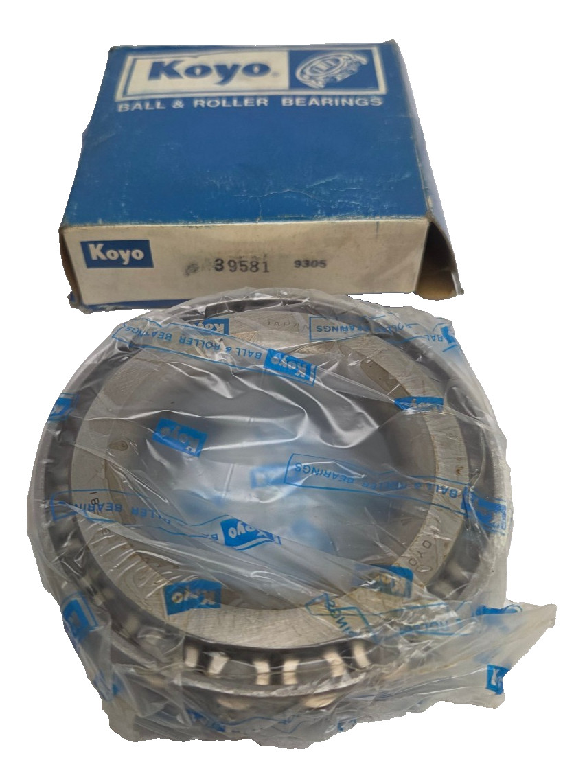 Qty5 39581 Tapered Roller Bearing Cones – Timken, Koyo, & Bower – 57.15mm Bore