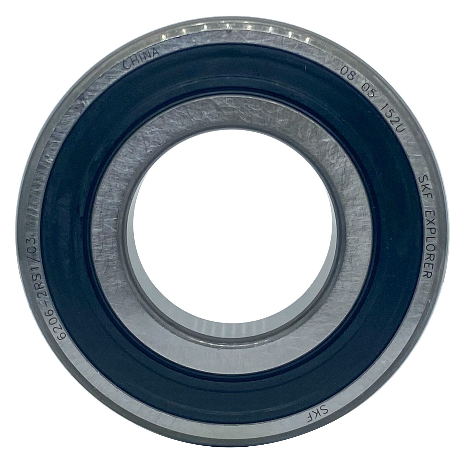 2pcs SKF 6206-2RS1C3 30X62X16MM C3 Clearance Double Rubber Seal Bearings 6206