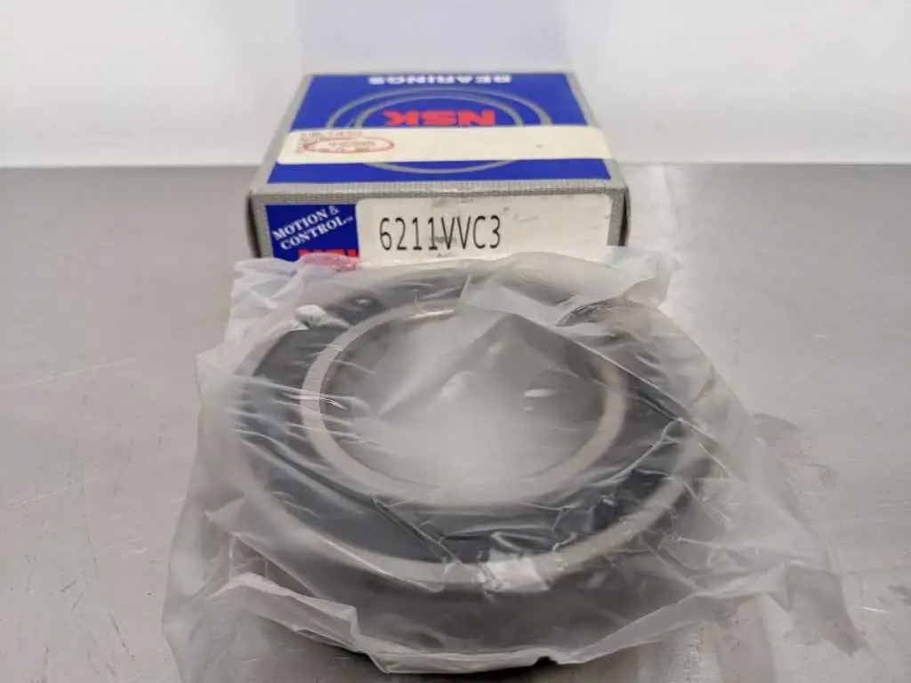 NSK 6211VVC3 Radial/Deep Groove Ball Bearing 55mm ID 100mm OD 21mm Wide AS2S 505