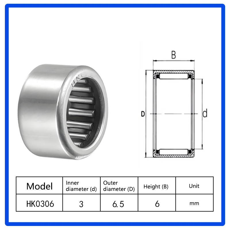 High Quality Bearing Needle Roller HK0306 to HK2030 Bearing – ALL SIZES