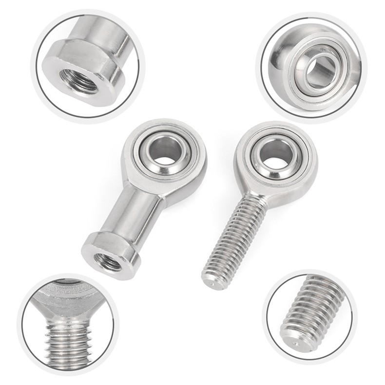 Female Rod End, A4 Marine Stainless Steel Bearing Rose Joint Right Thread M6-M30