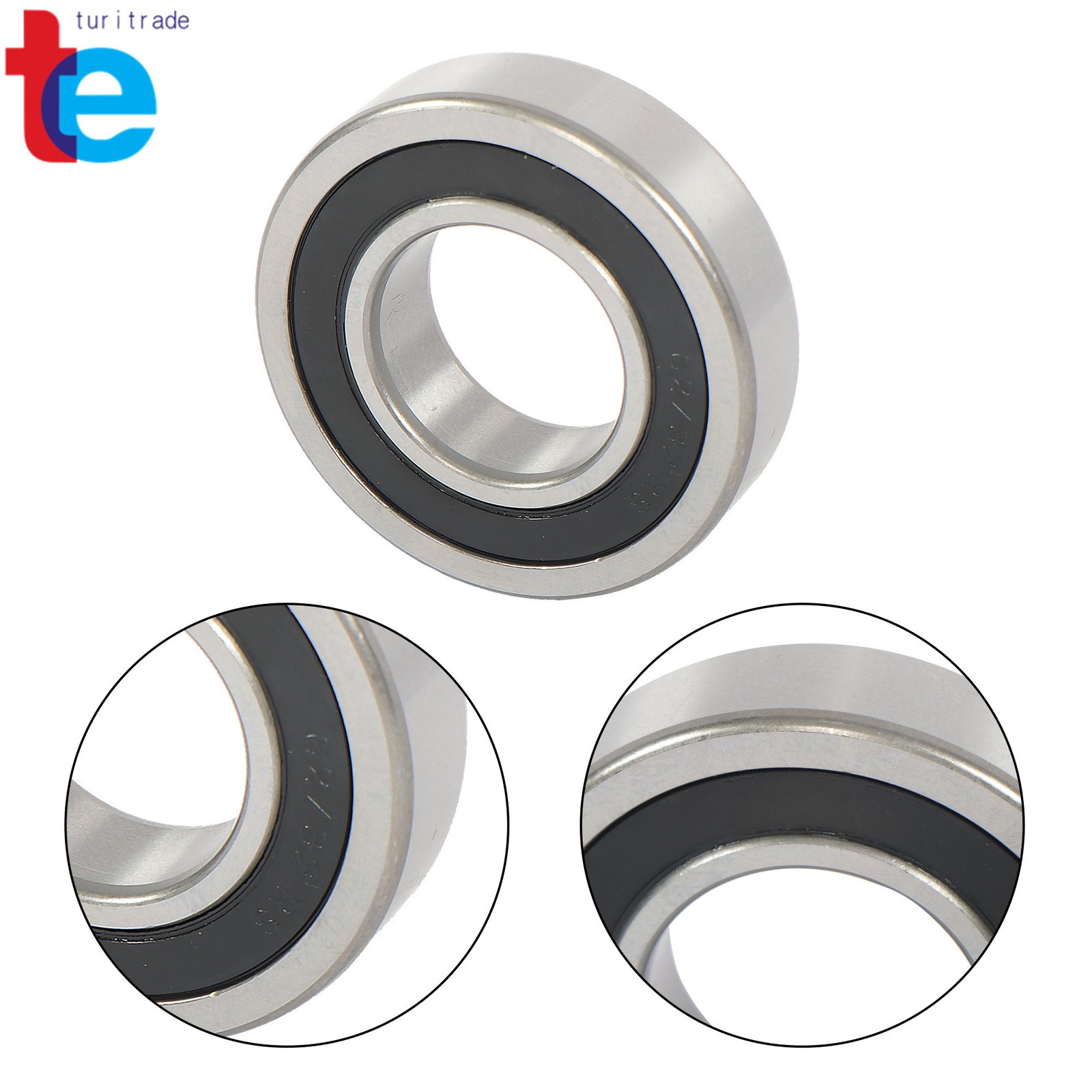 4pcs 62/32-2RS Sealed Ball Bearings 32mm x65mm x17mm Industrial