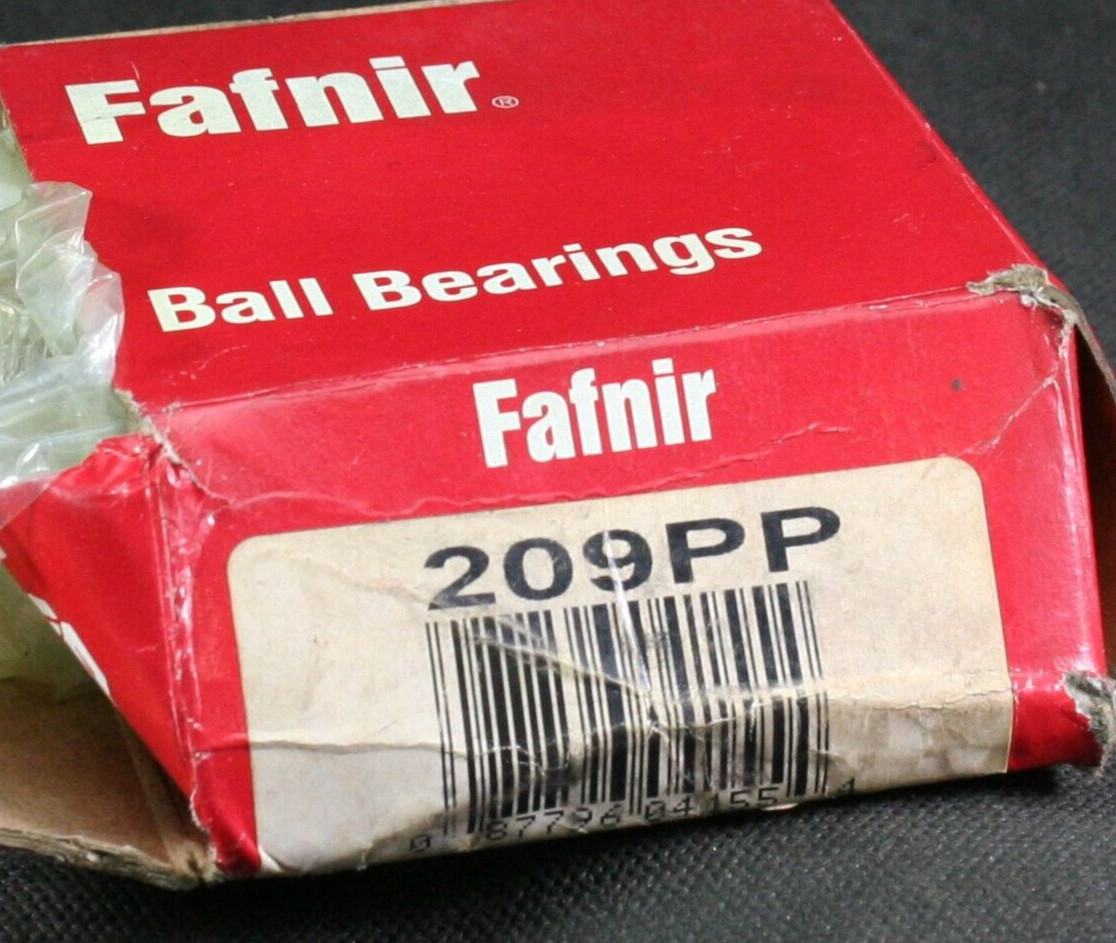 One (1) Fafnir Torrington 209 PP Deep Groove Bearing 45 MM ID Red Box NEW