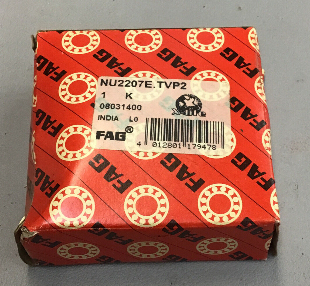 FAG Cylindrical Roller Bearing NU2207 ETVP2 ID 35mm AD 72mm width 23mm (b363)