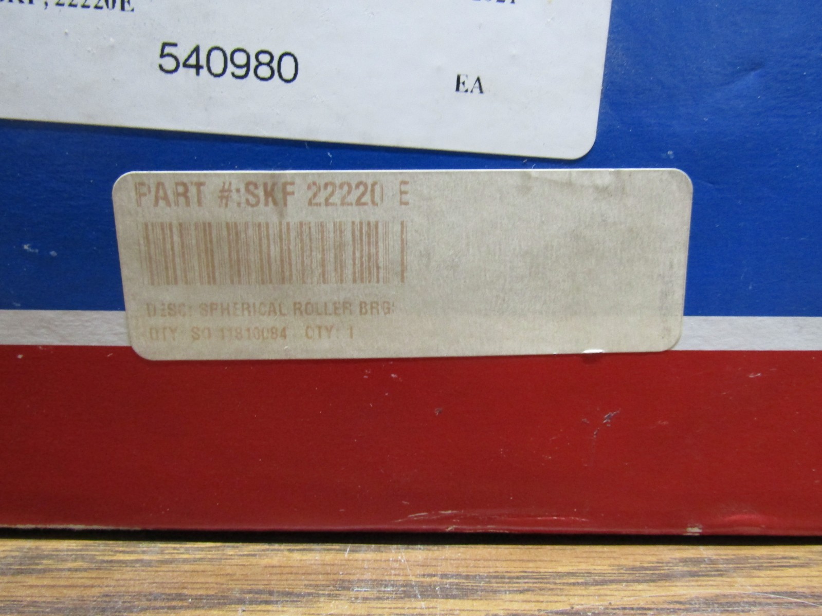SKF 22220 E SPHERICAL ROLLER BEARING 100x180x46 mm