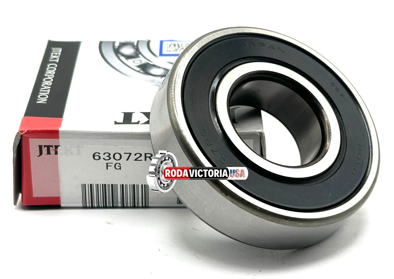 KOYO JAPAN 6307 2RS CM DEEP GROOVE BALL BEARING, RUBBER SEALED 35x80x21 mm
