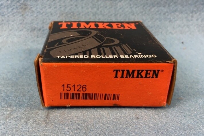 TIMKEN TAPERED ROLLER BEARING CONE, 15126, 1.2500″ BORE