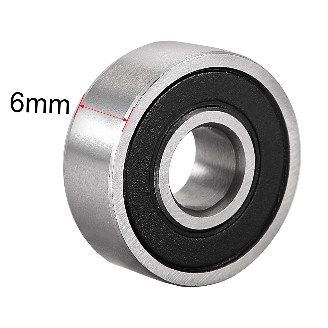 20pcs – 606-2RS Ball Bearings Double Sealed 6mmx17mmx6mm High Carbon Steel Z1