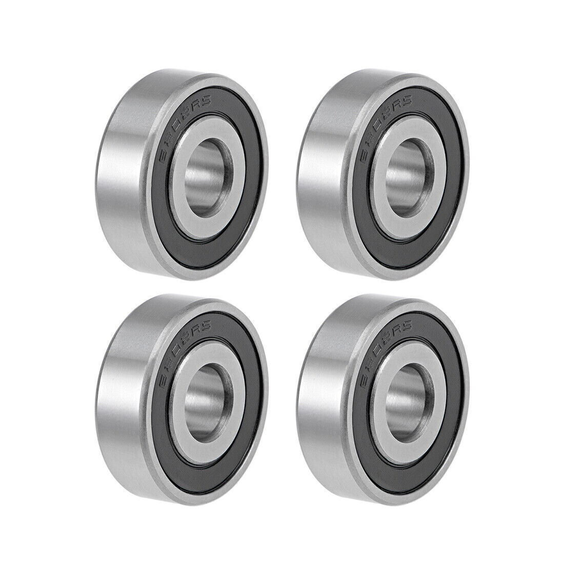 4pcs 6202-16-2RS Ball Bearings P0 16x35x11mm Double Sealed Chrome Steel