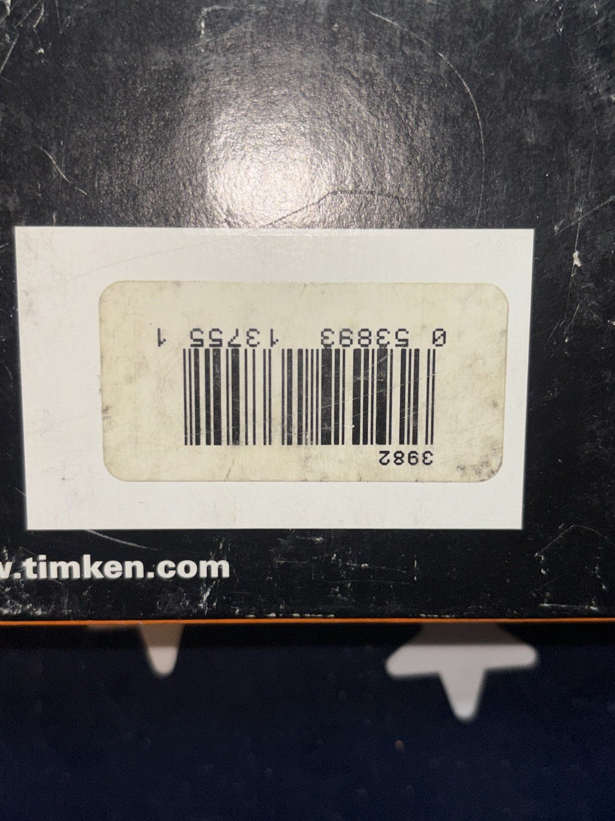 Timken 3982 Tapered Roller Bearing Cone 2.500 in Bore, 1.1830 in Width